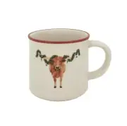 St. Nicholas Square Christmas Ox Mug