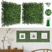 BOXWOOD PANELS Artificial Faux Grass Wall Panel 10 Pcs 10"x 10" BYBETON
