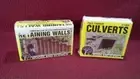 #6 N WOODLAND SCENICS C1260/C1165 TIMBER RETAINING WALLS & CULVERTS - NIP