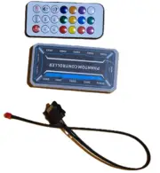 PC 6 pin Cooling Fan Hub RGB Fan ARGB Controller Remote Control Computer Case