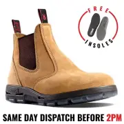 Redback UBBA Non Safety Wheat Work Boot, Australian Made