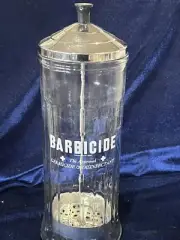 BARBICIDE DISINFECTANT FUNGICIDE & VIRUCIDE BARBER SHOP BOTTLE WITH COMB LIFT