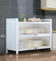 Joybos® Versatile Floor Storage Cabinet 3-Layer White
