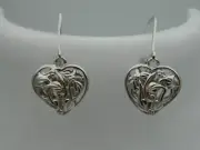 Welsh Clogau Sterling Silver & 9ct Rose Gold Tree of Life Fairy Drop Earrings