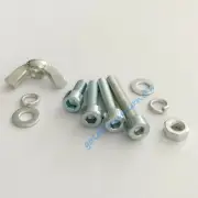 M4X10/16/20/25mm CS 8.8 Carbon Steel Allen Hex Socket Cap Screw Bolt nut washer