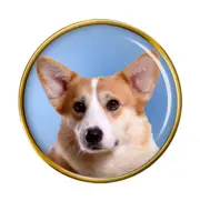 Pembroke Welsh Corgi Lapel Pin Badge