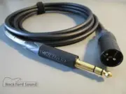 Mogami W2549 Neglex | 4 FT | Gold Male XLR to TRS Balanced Interconnect
