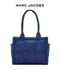 MARC JACOBS The Puffy Nylon Tote Bag Medium Blue Sea Embroidery Logo JPN New