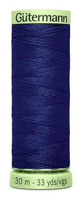 Gutermann 30H-266 Topstitch Heavy-Duty Thread 33yd-Brite Navy