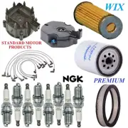 Tune Up Kit Filters Cap Wire Spark Plugs For CHEVROLET G10 V8 5.7L 1975