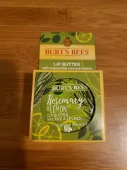 Burt's Bees 100% Natural Lip Butter - Rosemary & Lemon BRAND NEW IN BOX!!