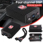 4 x 80W Electric Car DSP Amplifier High Fidelity Booster for Android Navigation
