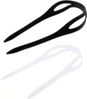 FITYLE 2X Durable Silicone Universal Swimming Goggles Strap Replacement Accessor
