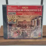Brand New Sealed Bach DDD Baroque Treasuries 2: Bach Brandenburg Ctos 1-4 CD
