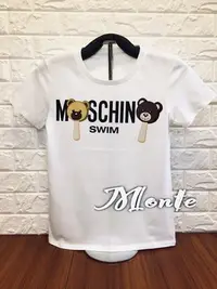 在飛比找Yahoo!奇摩拍賣優惠-MOSCHINO 2018春夏新款 冰棒熊(有中大尺碼) 蒙