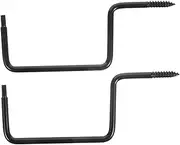 ETHZZLE 2Pcs Heavy Duty Garden Iron Hook Outdoor Light Hanger for Christmas Planters for Balconies and Garden Fences Easy to Install Decorative Bracket