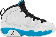 [Nike] Jordan Toddler's 9 Retro Summit White/Black (401812 101), Summit White/Black, 6 Toddler