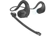 Bluetooth headset with detachable noise cancelling microphone open design for office meetings home work mobile phone and PC use(Black)
