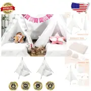 2 Pack Kids Inflatable Bed & Teepee Tent Set - Ideal for Sleepovers & Camping