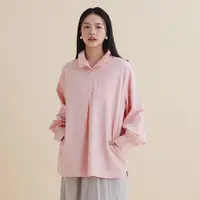 在飛比找蝦皮商城優惠-【E-WEAR】立體荷葉領造型襯衫 - 兩色