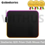 Steelseries QCK Prism Cloth Gaming Mouse Pad RGB LED Dual Surfaced Mouse Mat Pad