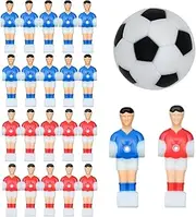 Table Football Replacement Player - 22 Portable Resin Football Settings | Standard Size Kickr Player Spare Parts | Non-Slip Inner Hockey Group | Accessories