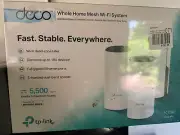 TP-Link Deco HC4 AC1200 Whole Home Mesh Wi-Fi System - White - 3 Pack (NEW)
