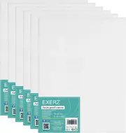 30X40Cm Canvas Panels 3Mm 6Pcs - Canvas Board 100% Cotton 280Gsm/ Blank Canvas/T