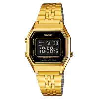 在飛比找Yahoo奇摩購物中心優惠-CASIO 經典復古數字型電子錶(LA-680WGA-1B)