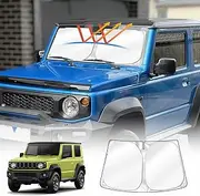 X-CAR WindScreen Sun Shade for Suzuki Jimny 3-Door 2018-2025 Car Windscreen Foldable Visor Accessories