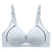 Push-up Handle Bra Cup Push-up Bra Rhinestone Decor Bra for Mid-aged