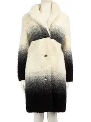 Two Tone Single-Breasted Coat