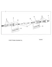 Polaris Bar, Genuine OEM Part 3236164, Qty 1