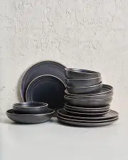 Anaya Charcoal Pasta Lovers' Gift Set (16 Piece)