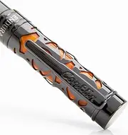 Conklin Endura Deco Crest Rollerball Pen in Orange with Rose Gold Accents – Refillable Rollerball Writing Instrument Pen Company