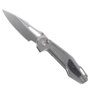 Ketuo Griffin V3 Folding Knife Titanium/Forged CF Handle M390 Plain KT-Griffin/P