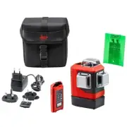 Leica Lino L6GS-1 Li-Ion 3x 360° Green Beam Multi Line Laser Level Combo Kit
