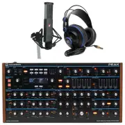 Novation Peak Eight-Voice Desktop MIDI USB Polyphonic Synthesiser+Mic+Headphones
