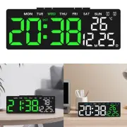 Modern LED Digital Clock with Alarm and Countdowns Timers for Bedroom Living