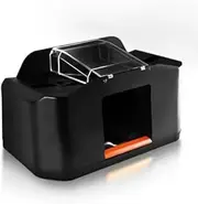 2 Decks Low Noise Card Shuffler, 2000 MAh Rapid Shuffling Automatic Rechargeable Electric Shuffler, Playing Cards, Texas Hold'em, Poker, Home Card Games, Blackjack