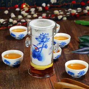 紅茶玻璃泡茶杯功夫茶具套裝家用陶瓷茶壺茶道茶藝德化白瓷沖茶器