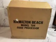 Hamilton Beach Food Processor 704 NEW-Vintage