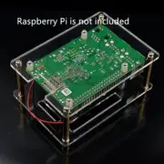 Arcylic Clear Case Box Enclosure Fan Heatsink For Raspberry Pi 3/2 Model B/B+
