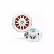 Boss Audio 5.25" Marine Speakers Boat Waterproof White Pair RGB Lighting Remote