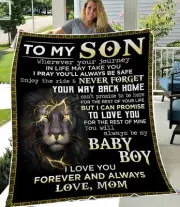 To My Son Love From Mom Forever And Always , Christmas Birthday