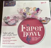 New Craft-tastic Paper Bowl Kit Craft Kit Makes 3 Different Sized Decorativ Bow