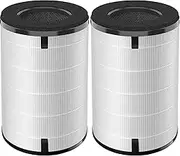 AP-T45 AP-T40FL HEPA Replacement Filter Compatible with 1461901 Homedics Total Clean 5-in-1 Air Purifier, AP-T40 AP-T45WT AP-T40WT AP-T45-BK AP-T45-WT AP-T40WTAR, 2 Pack