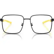 Scuderia Ferrari 54mm Square Optical Glasses in Black at Nordstrom One Size