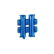 Royal Blue # Alphabet Foil Balloon 35cm Party Decor Supplies AUS Stock