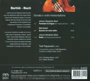 B‚LA BART¢K: SONATA FOR SOLO VIOLIN; JOHANN SEBASTIAN BACH: FANTAISIE & FUGUE BW